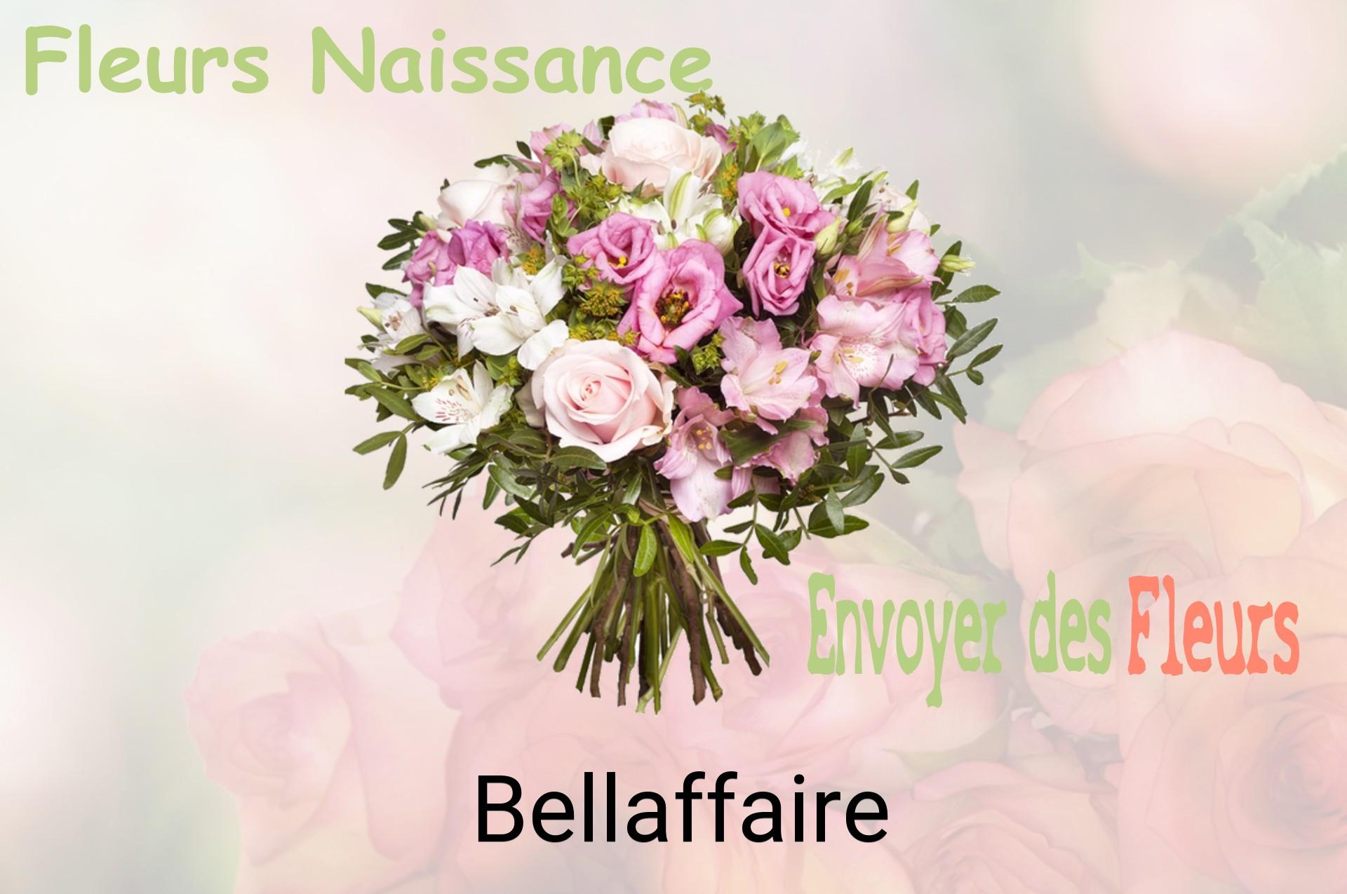 Bouquet de fleurs de naissance livré à Bellaffaire